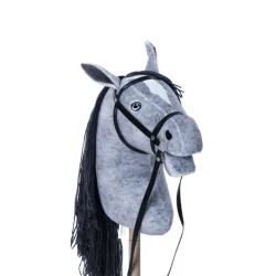 Hobby Horse Hoofly® Hobby Horse Grauer Schimmel — handgenähtes Steckenpferd